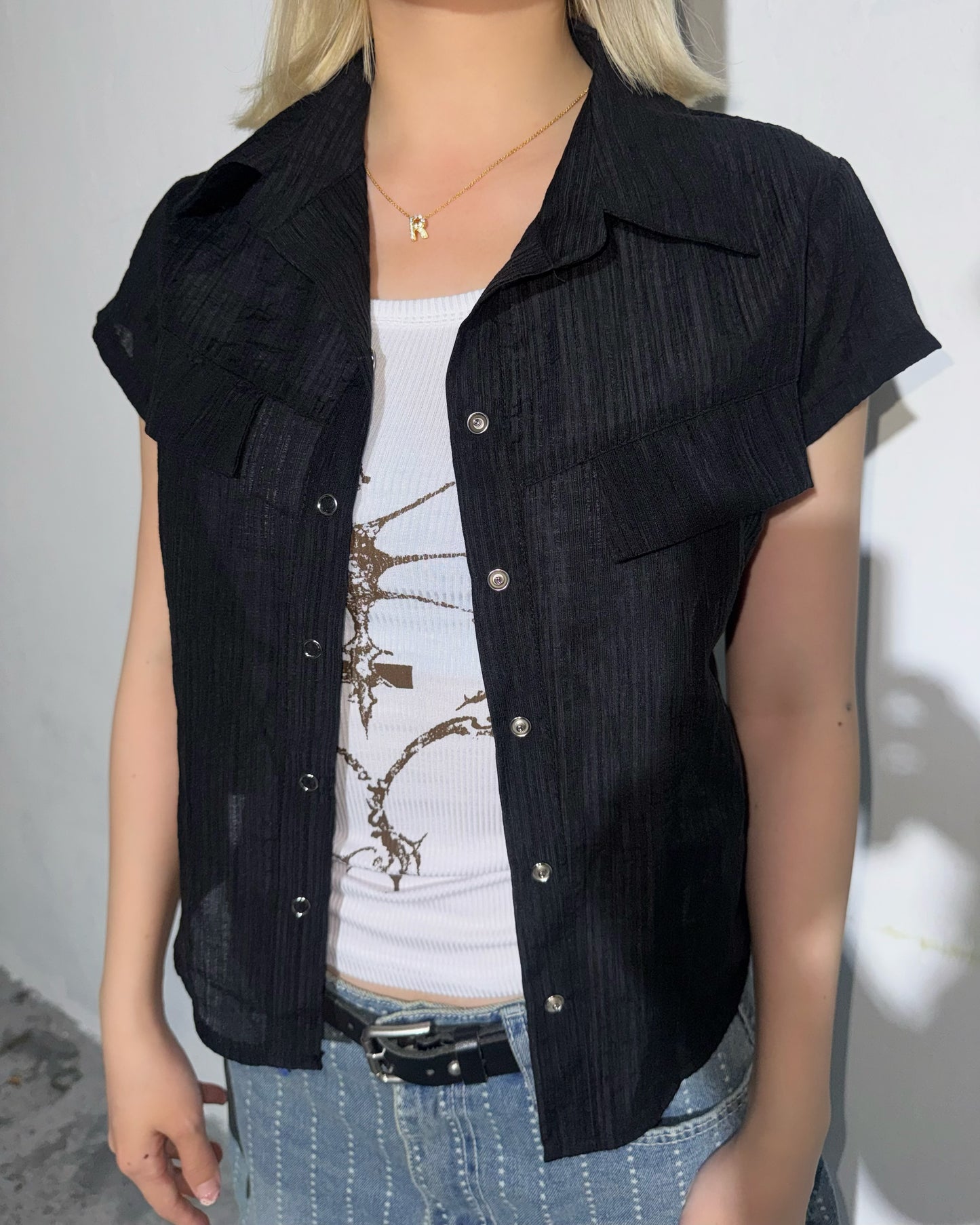SS26 Retro Urban Striped shirt