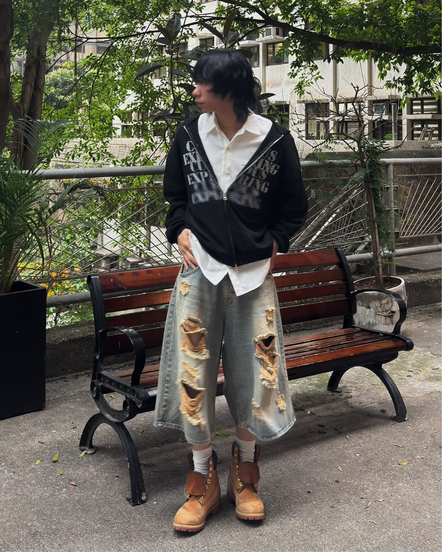 Zip up knit