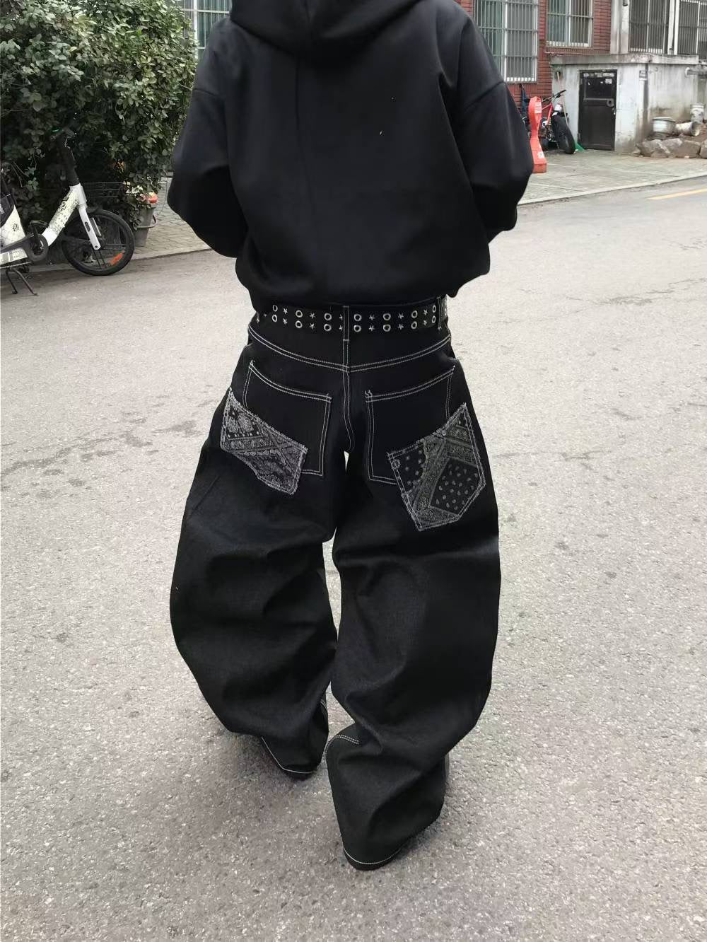 SS26 Bandana Pocket Raw Jeans