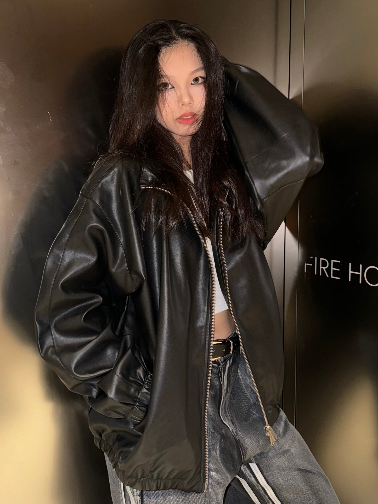 Leather Jacket F01