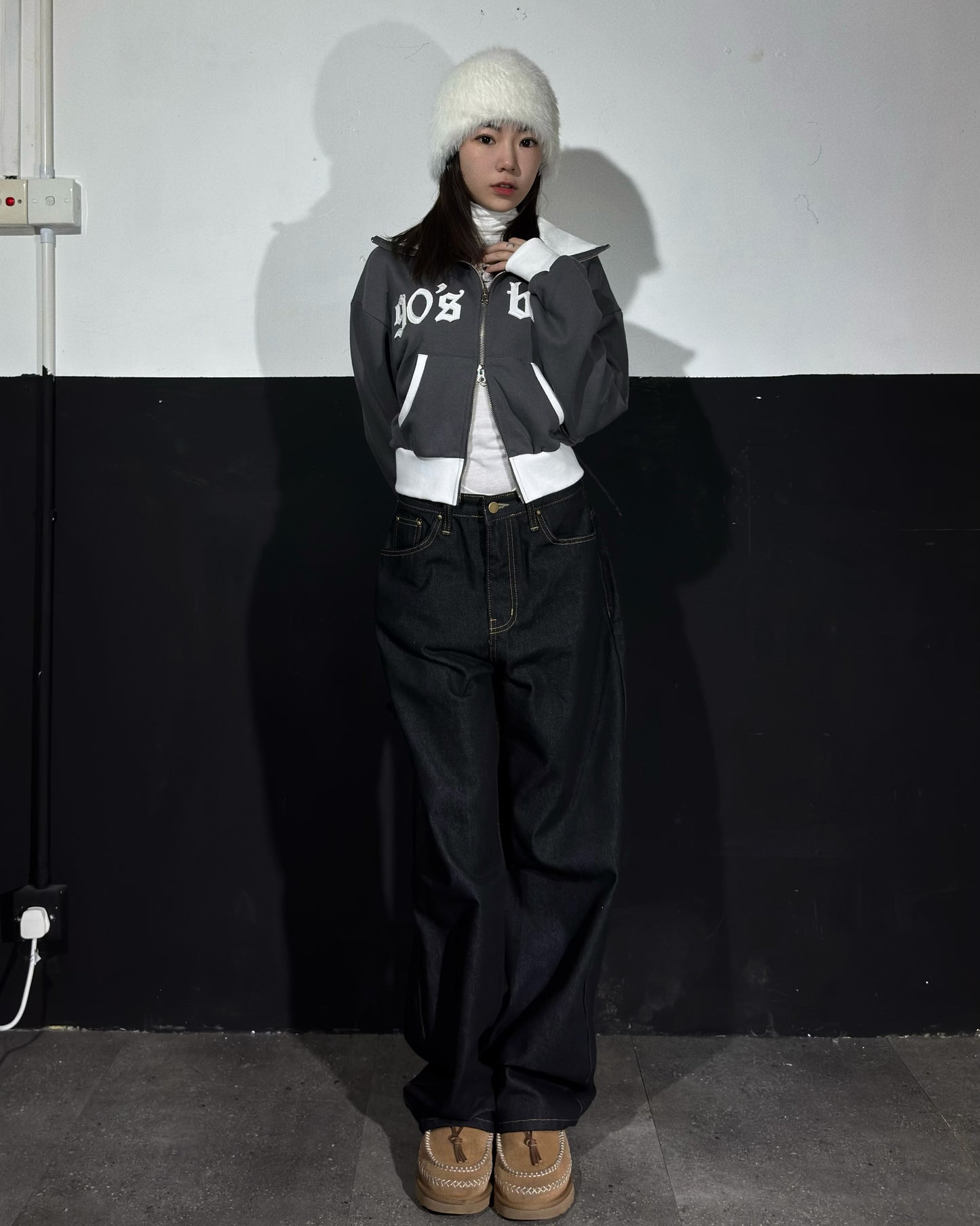 Embroidery UnWash Jeans