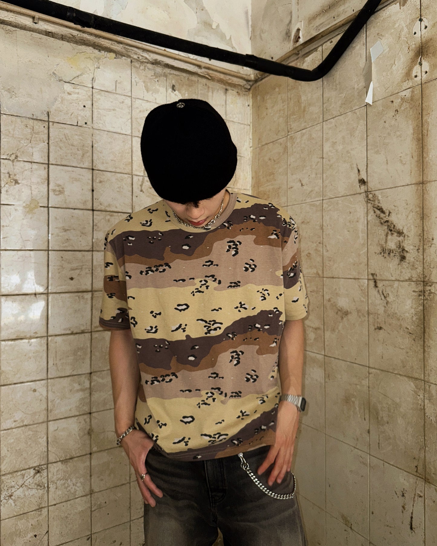 Camo Crop tee
