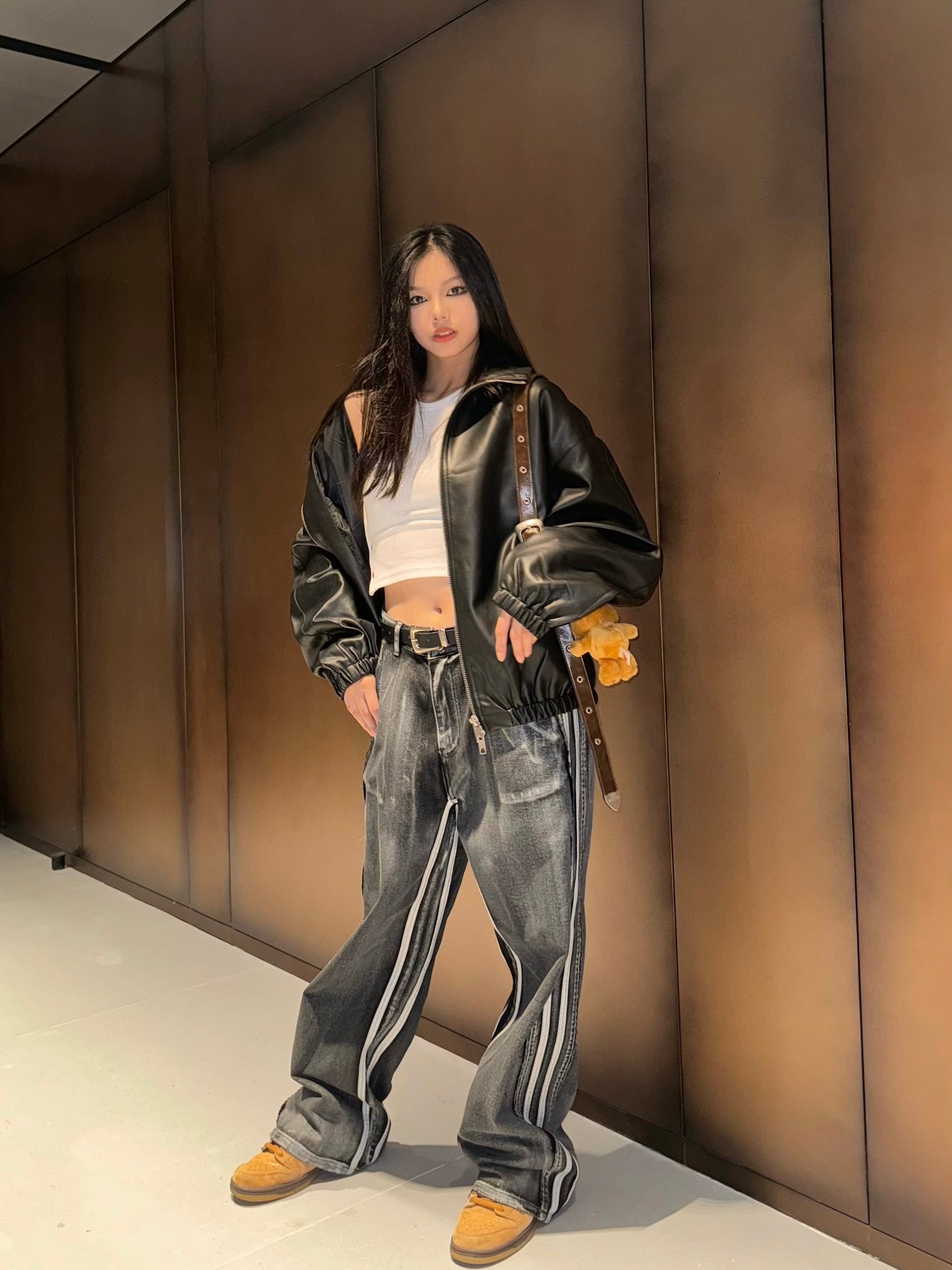 Leather Jacket F01