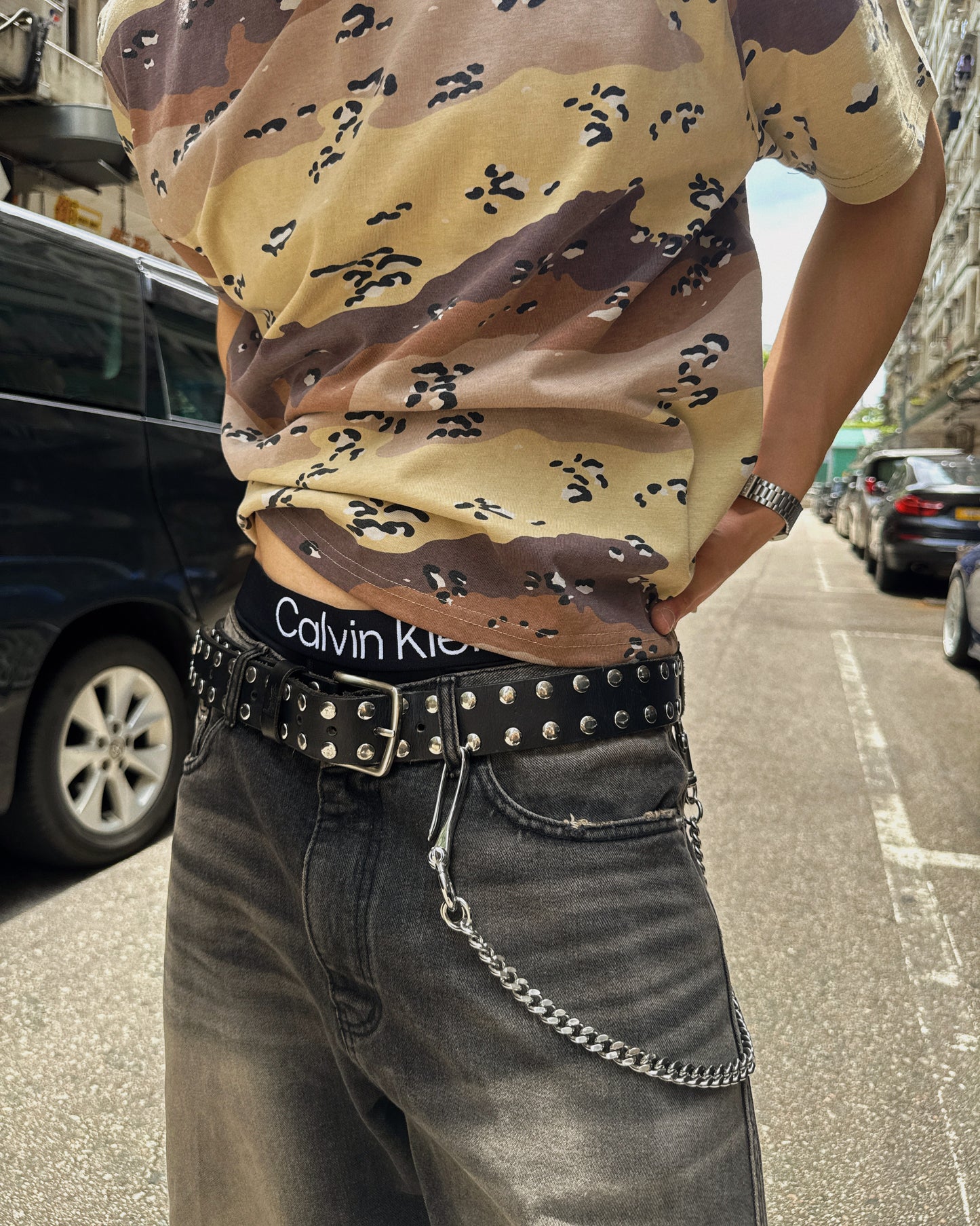Camo Crop tee