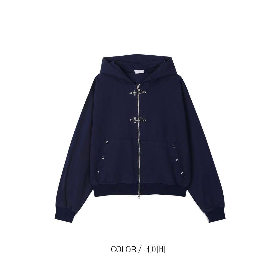 SS26 fireman hook worker zip up