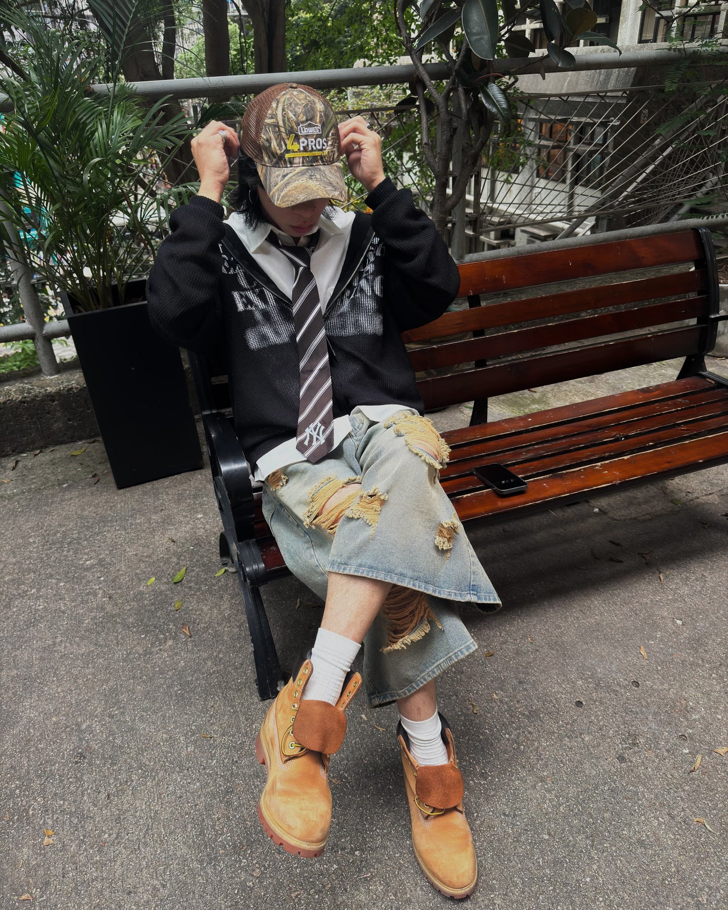 Zip up knit