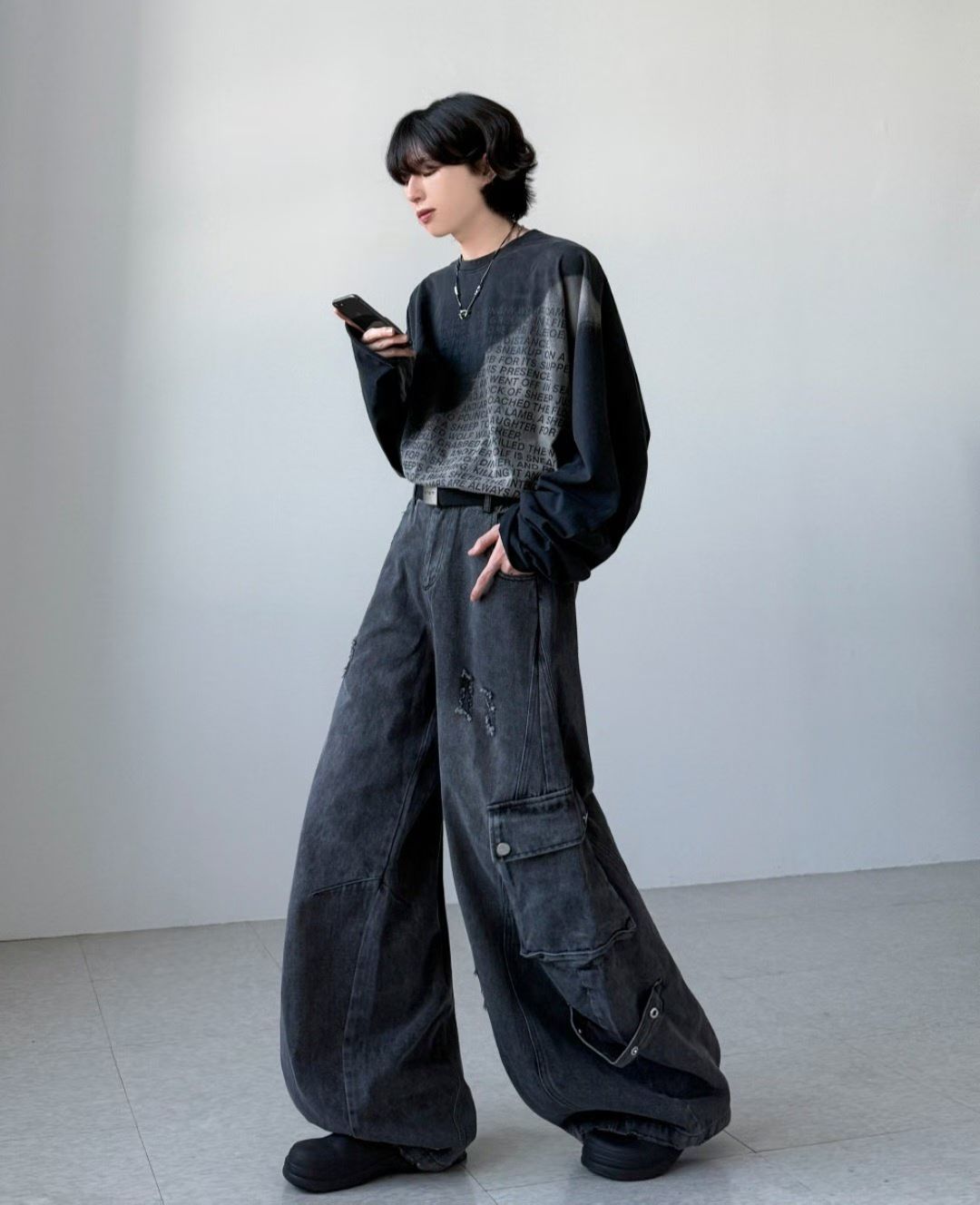 FW 26 Curved Line Pocket Jeans