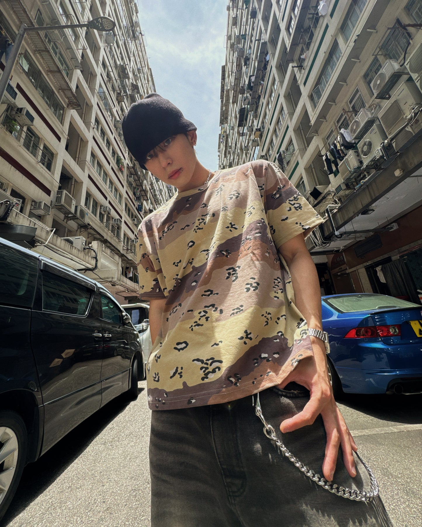 Camo Crop tee