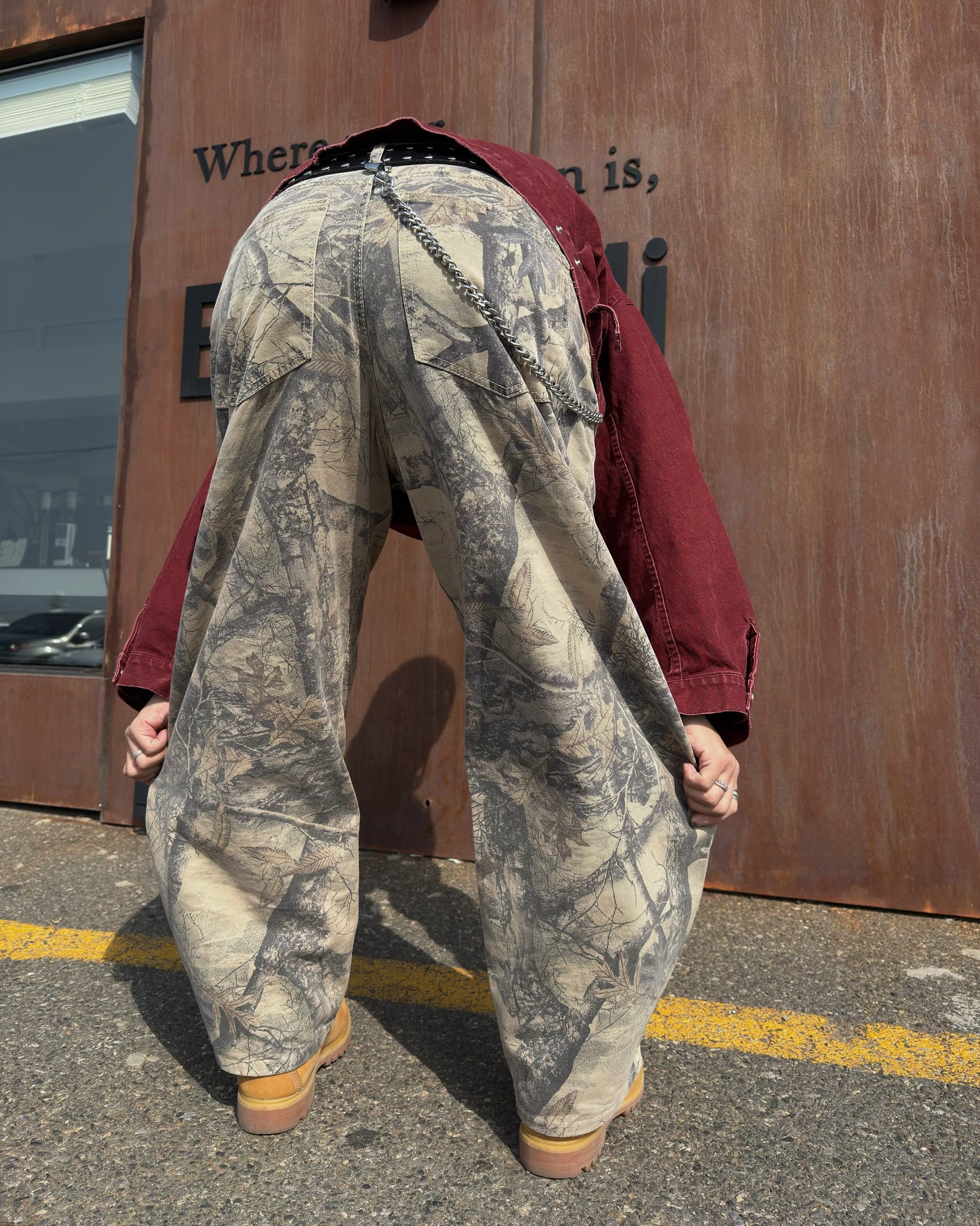 Real tree print Pant