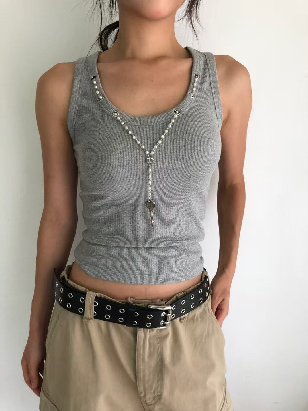 Necklace Tank Top