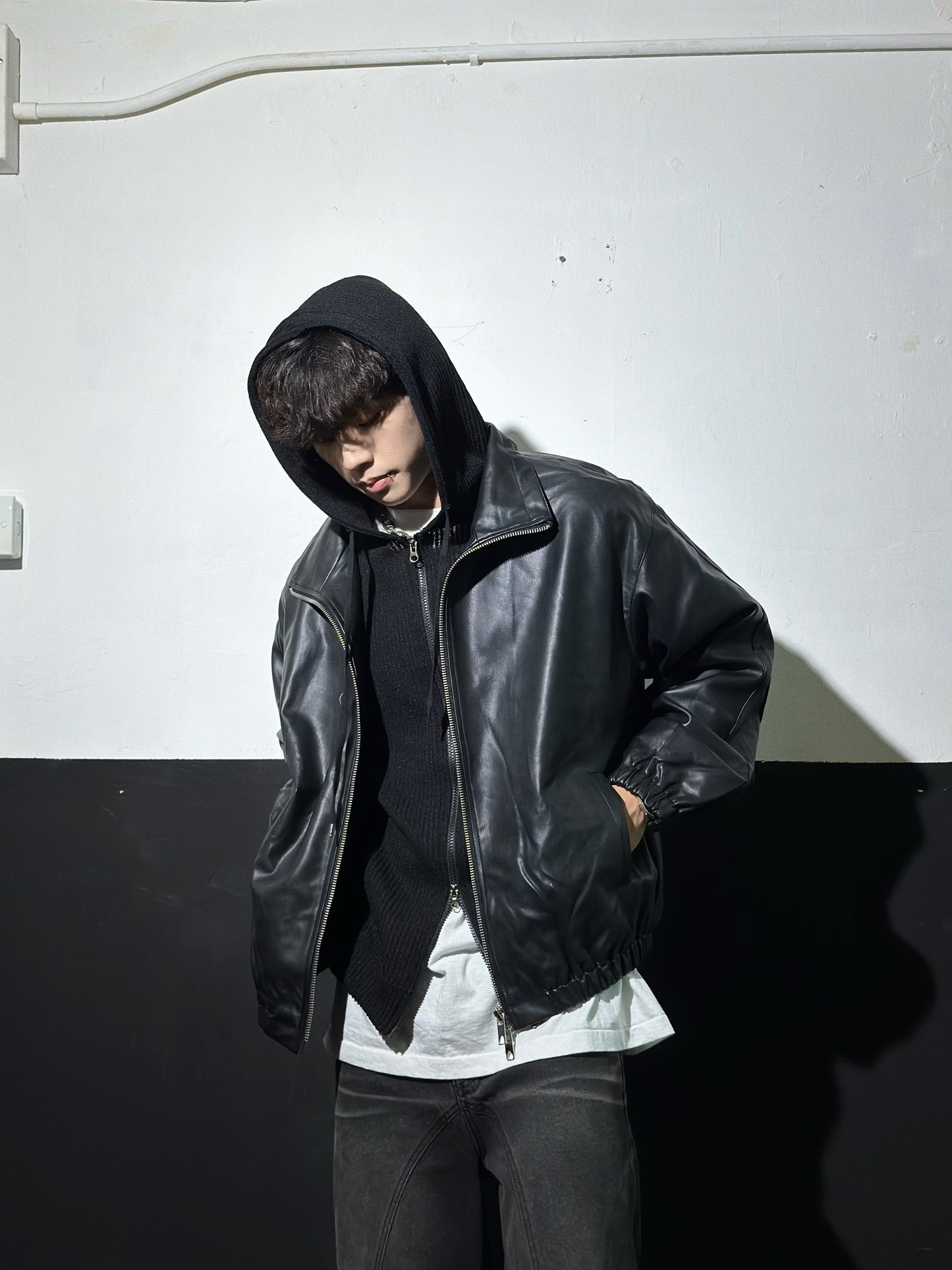 Leather Jacket F01