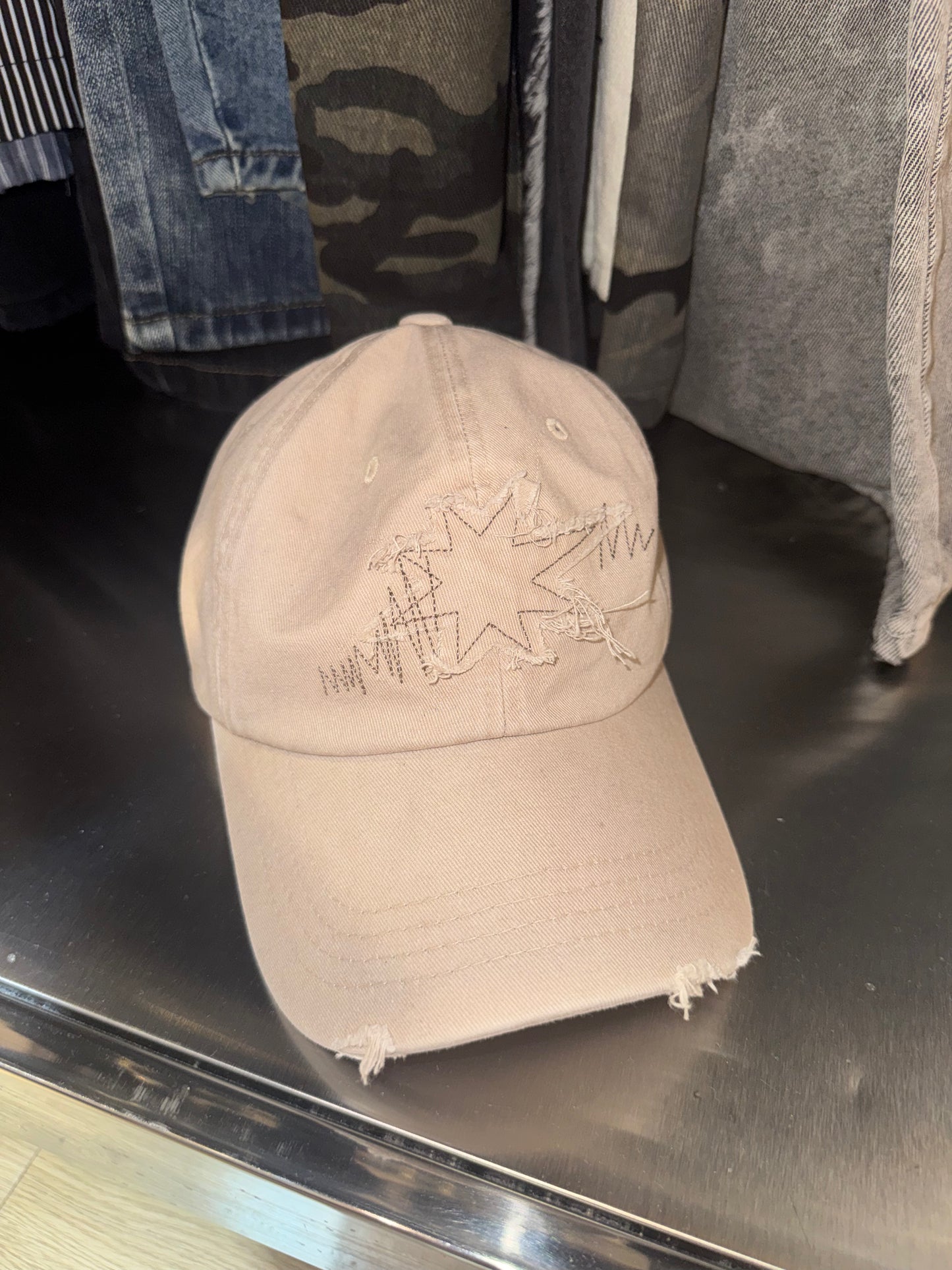Star embroidery Cap