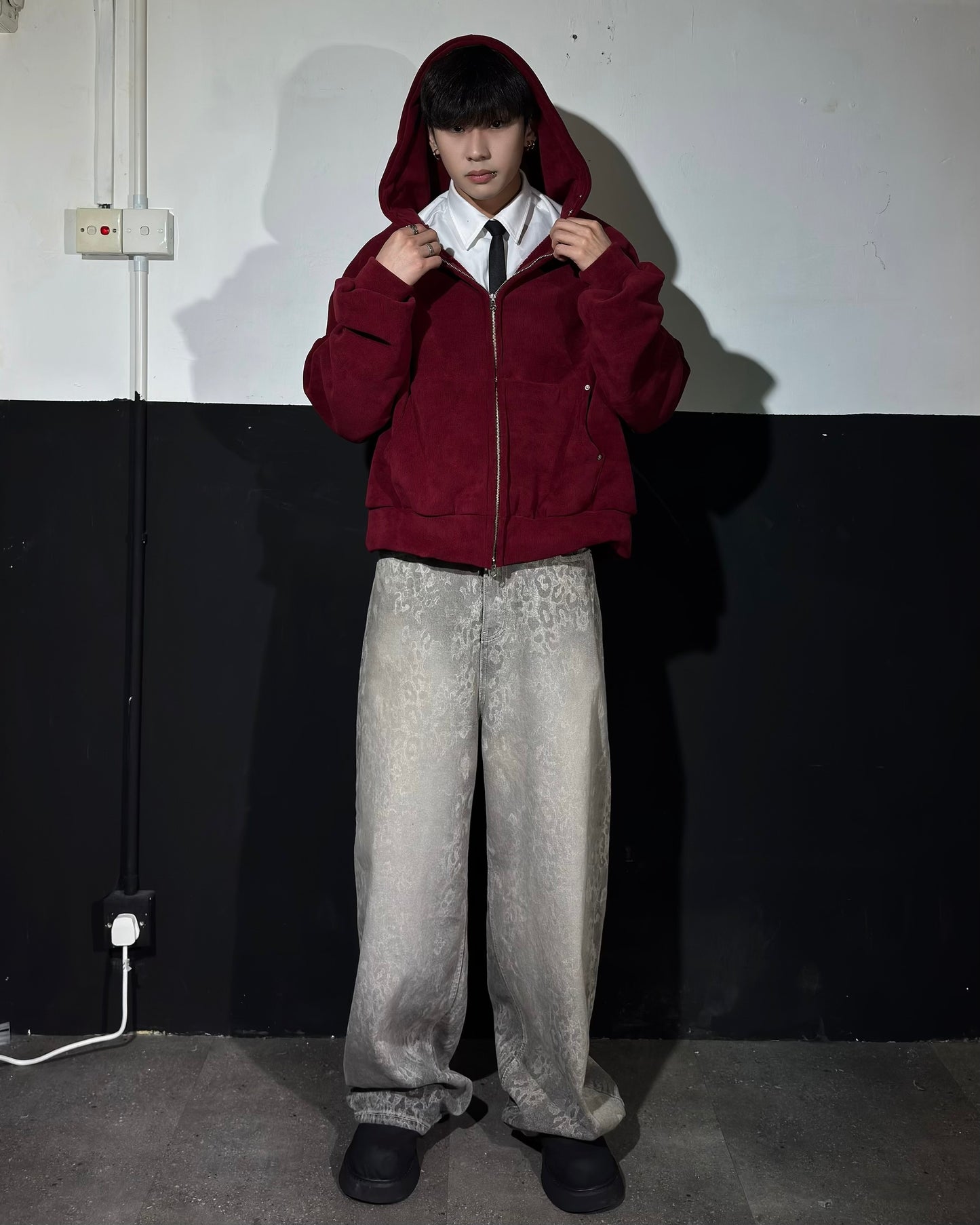 Corduroy Zip Hoodie