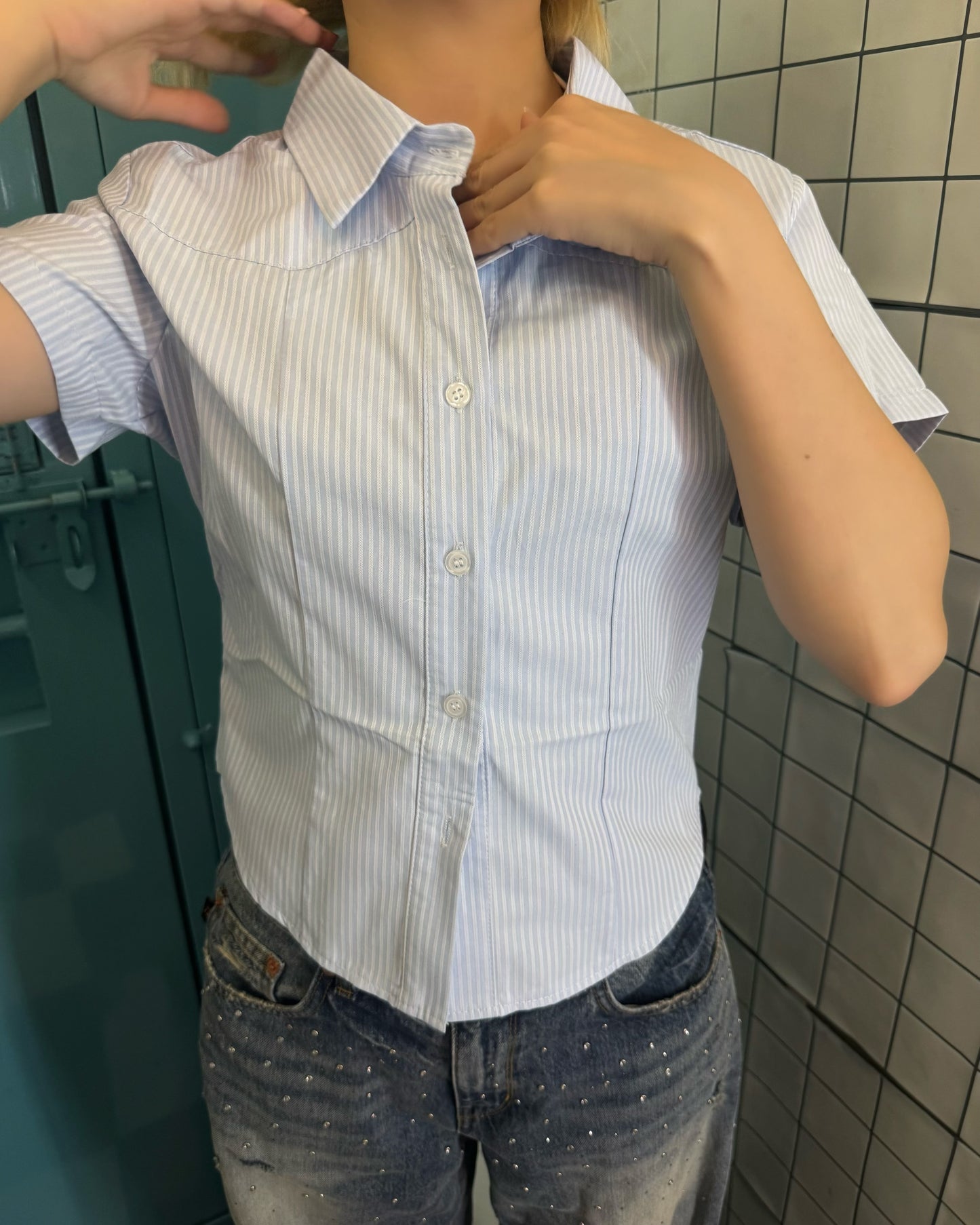 SS26 Clean Fit Panel Shirt