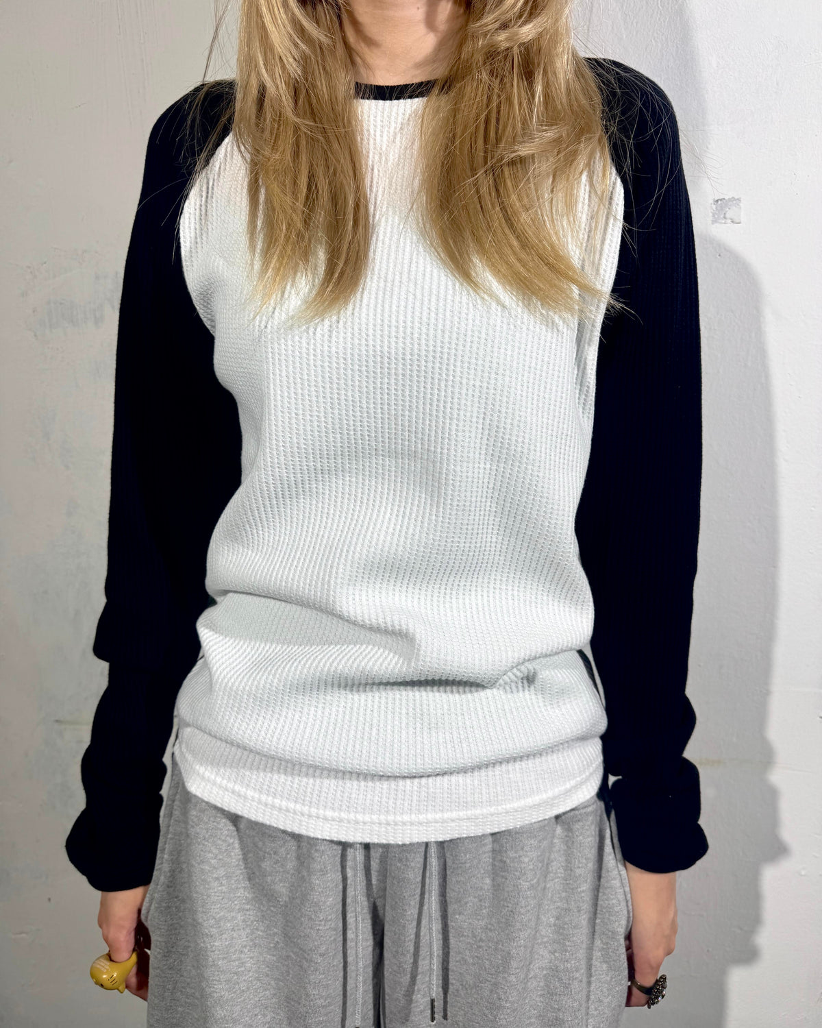 FW 26 Waffle Raglan Long Sleeve