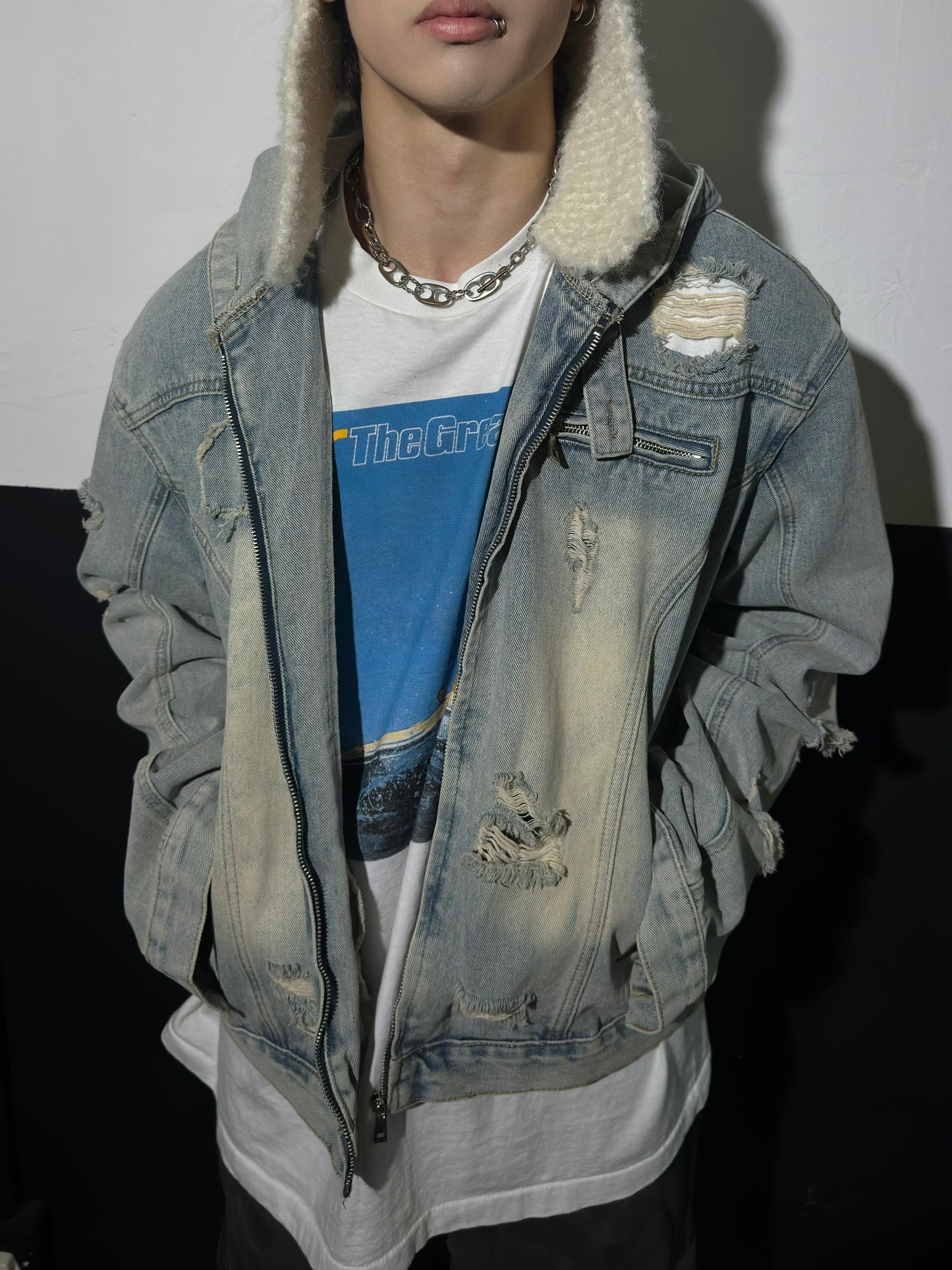 Rock denim jacket