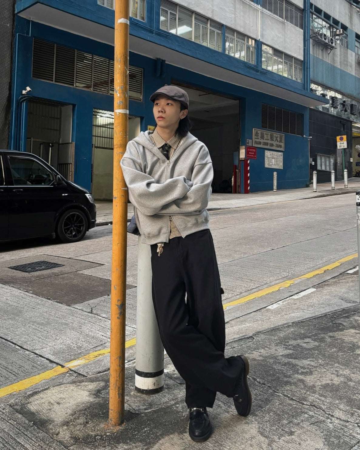 Boxy Daily zip hoodie