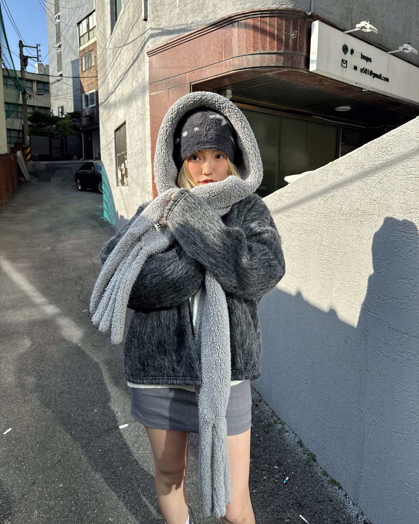 Mohair Crop Jacket