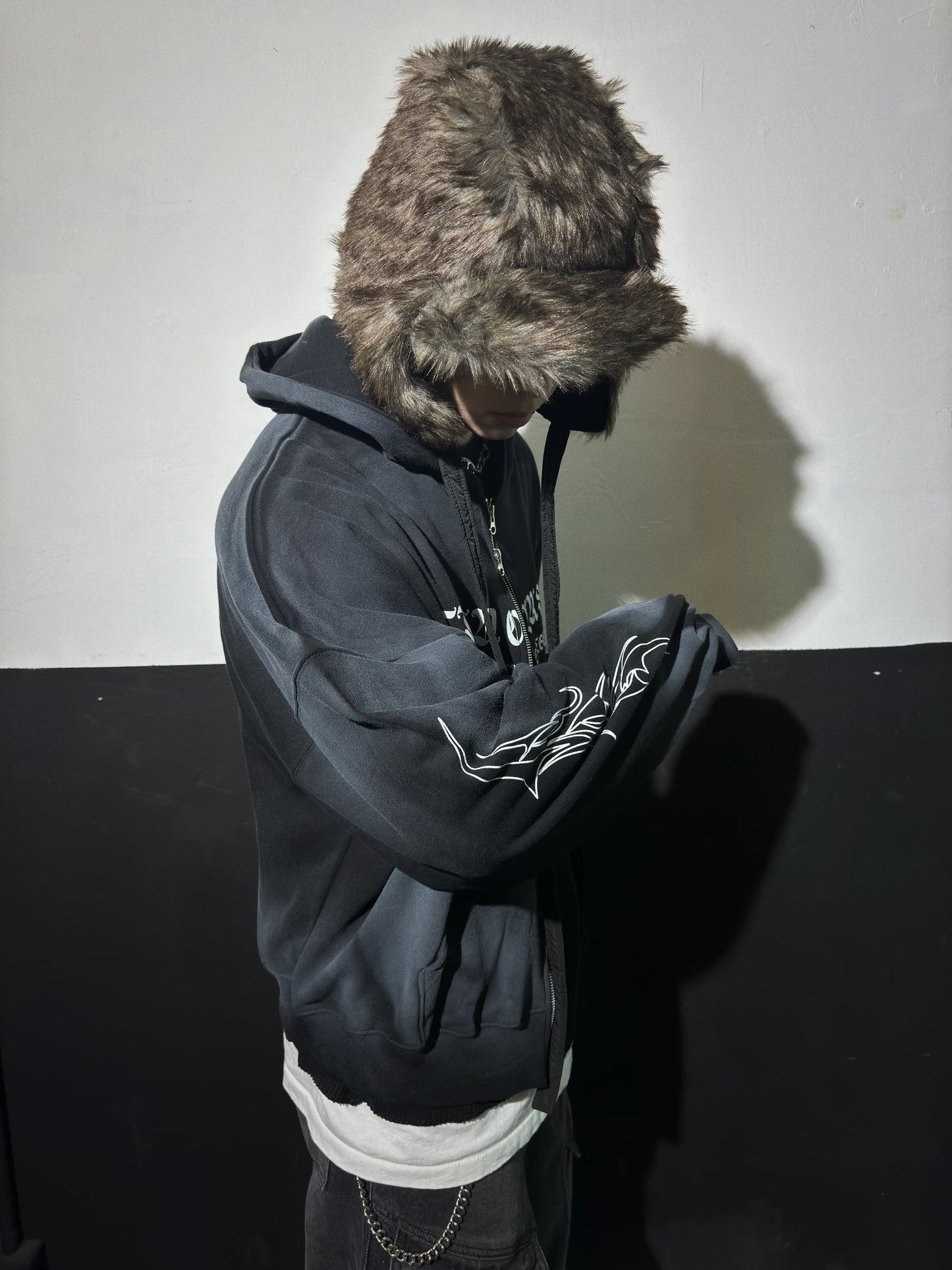 Cross Washed Zip Jacket