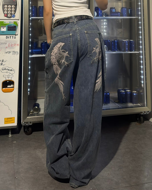 Wings Wide Jeans