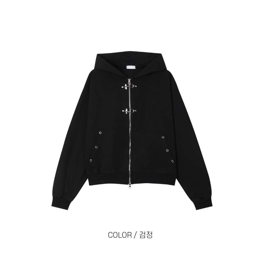SS26 fireman hook worker zip up