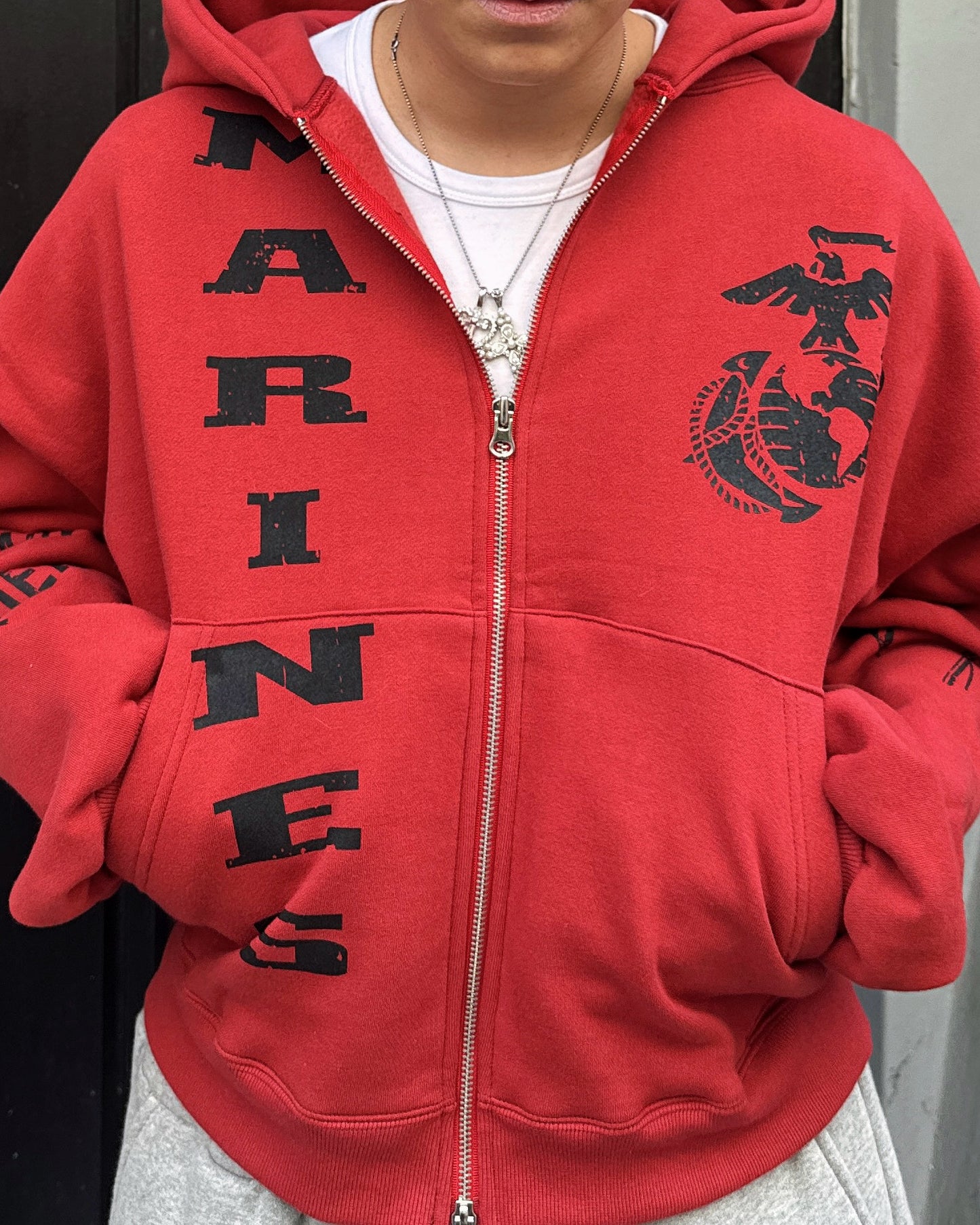 SS 26 Marine Zip Hoodie (no fleece)
