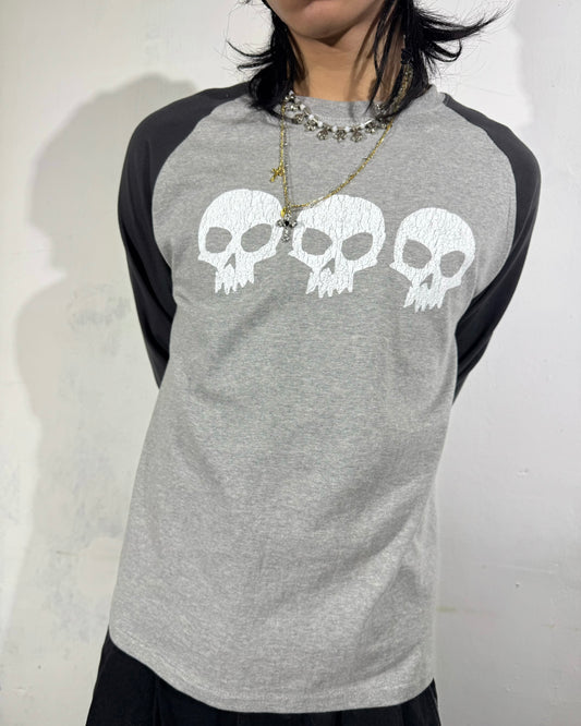 FW 26 Skull Raglan Long Sleeve
