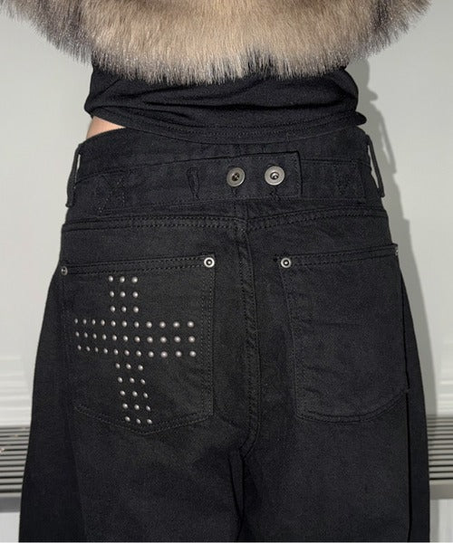 Cross Studs Jeans
