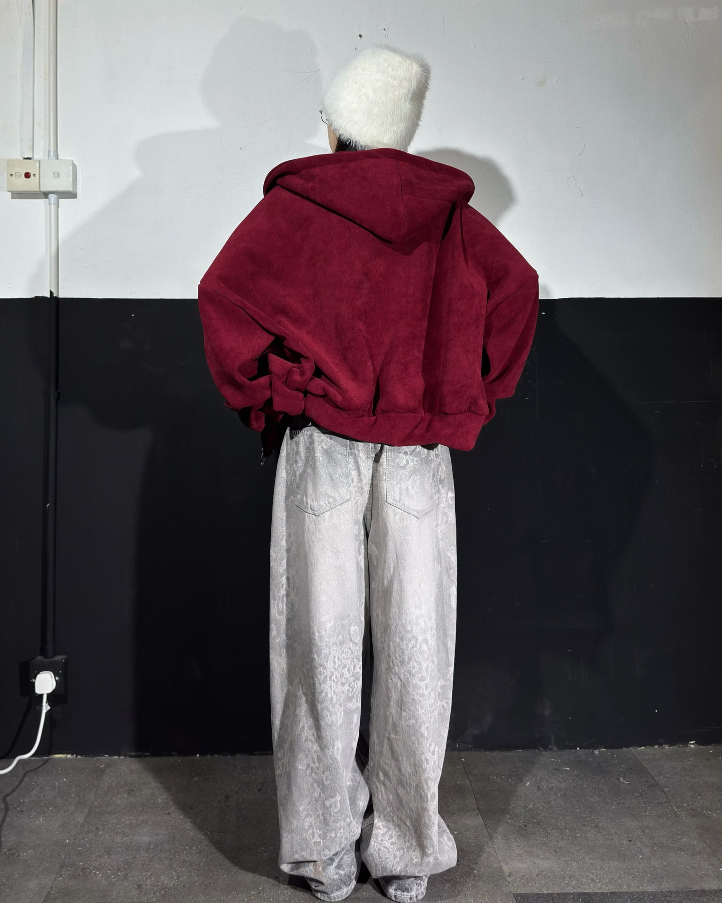 Corduroy Zip Hoodie