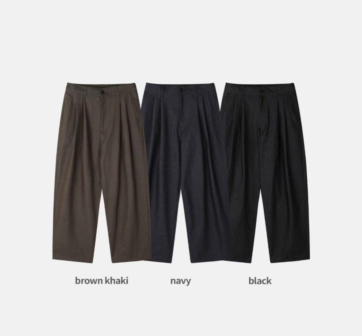 FW 26 Herringbone Denim Pants