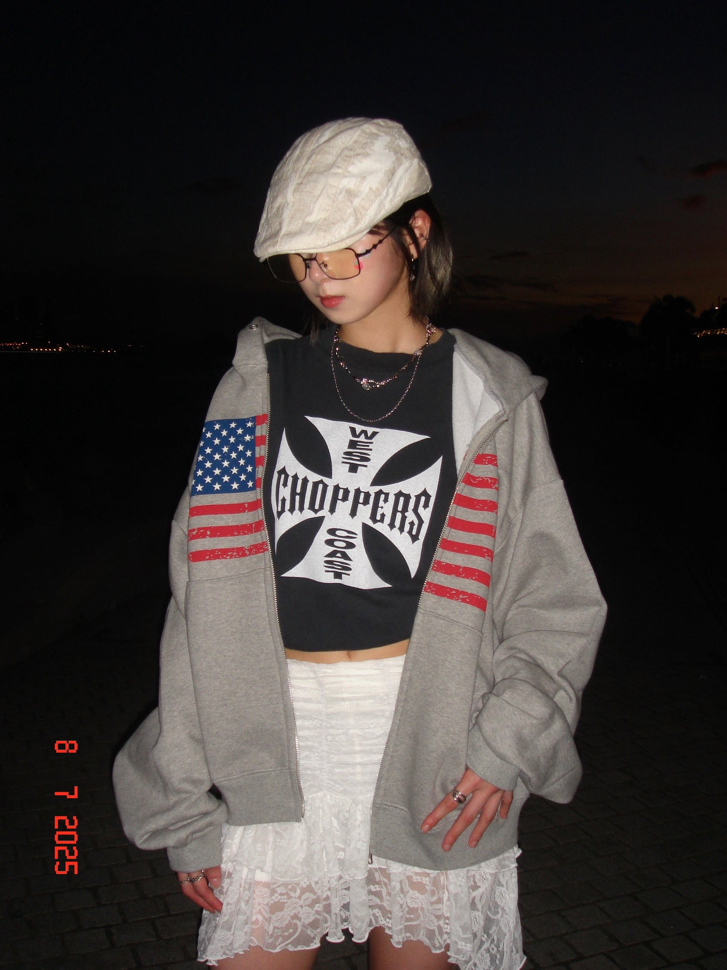🇺🇸 crop Zip Up