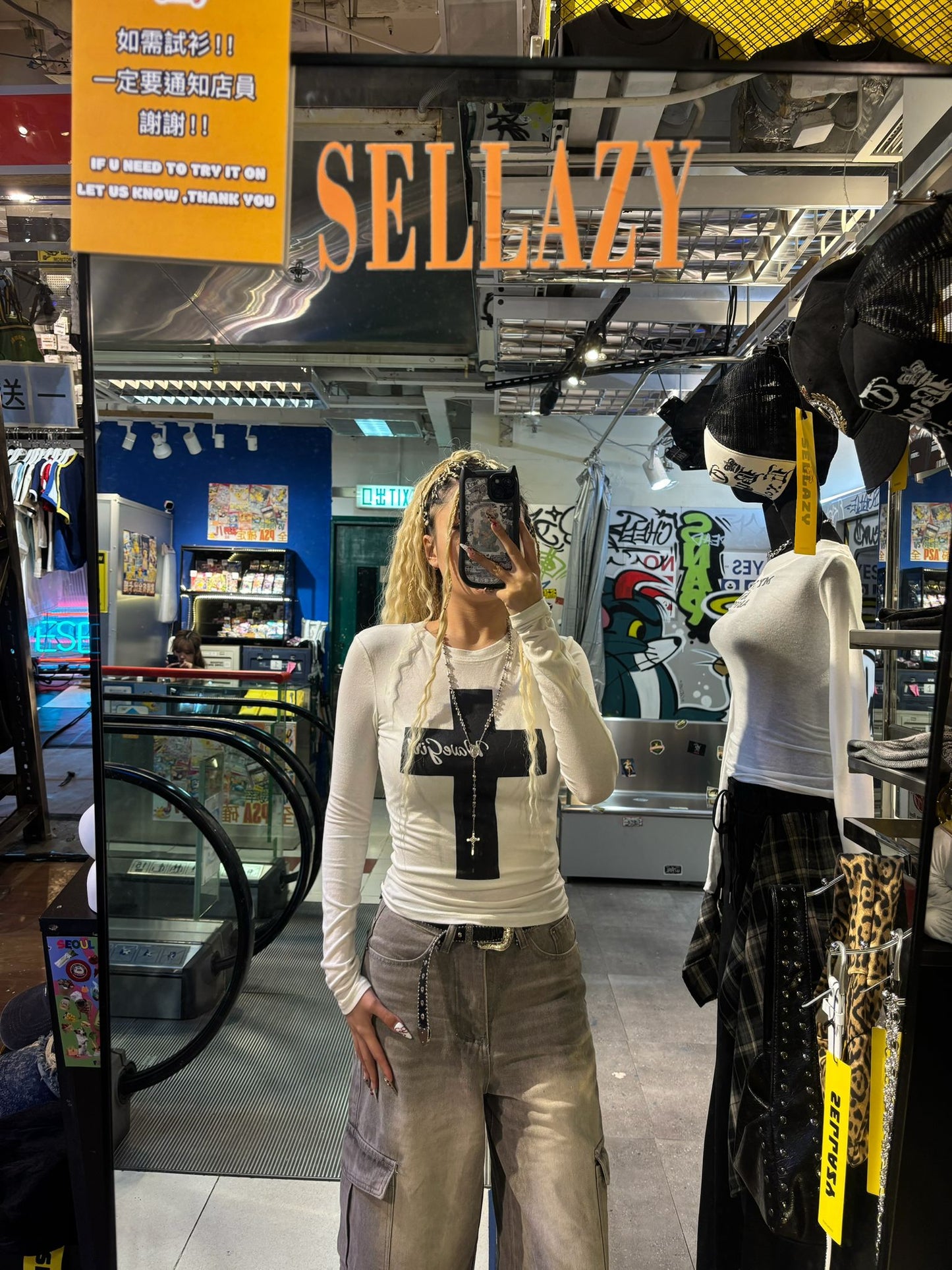 Wave Cross Long Sleeve