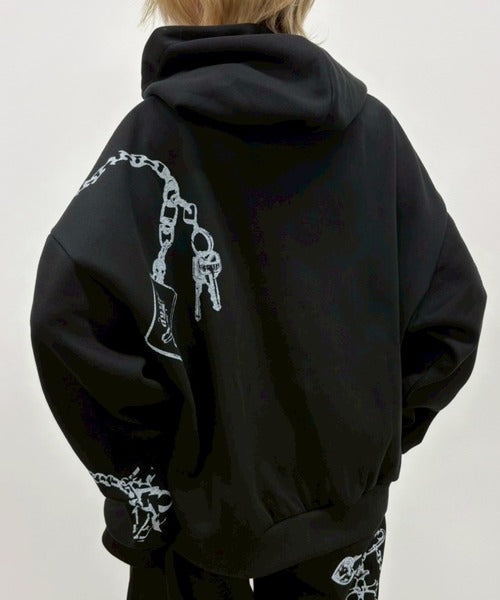 Love Chain Zip Hoodie