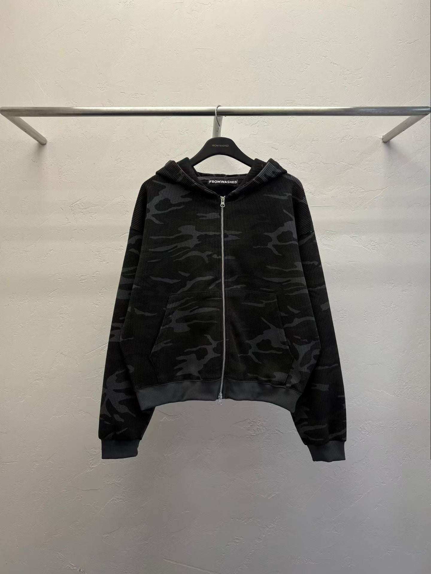 Waffle Camo zip jacket