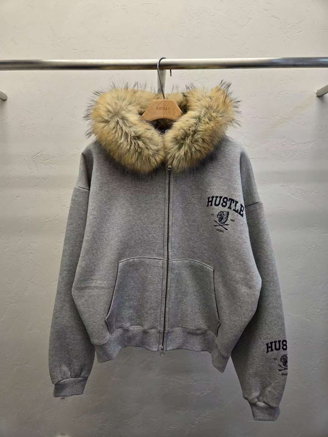 Fur Hustle Zip Jacket