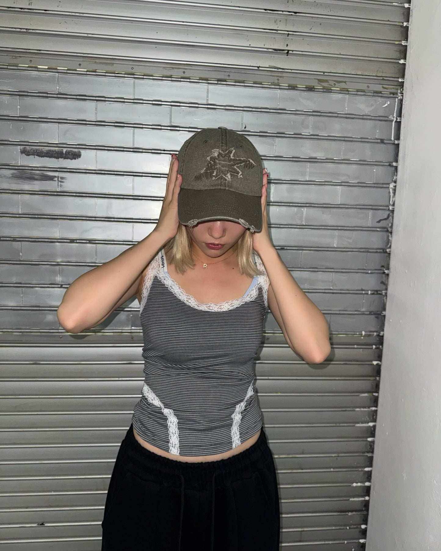 Star embroidery Cap