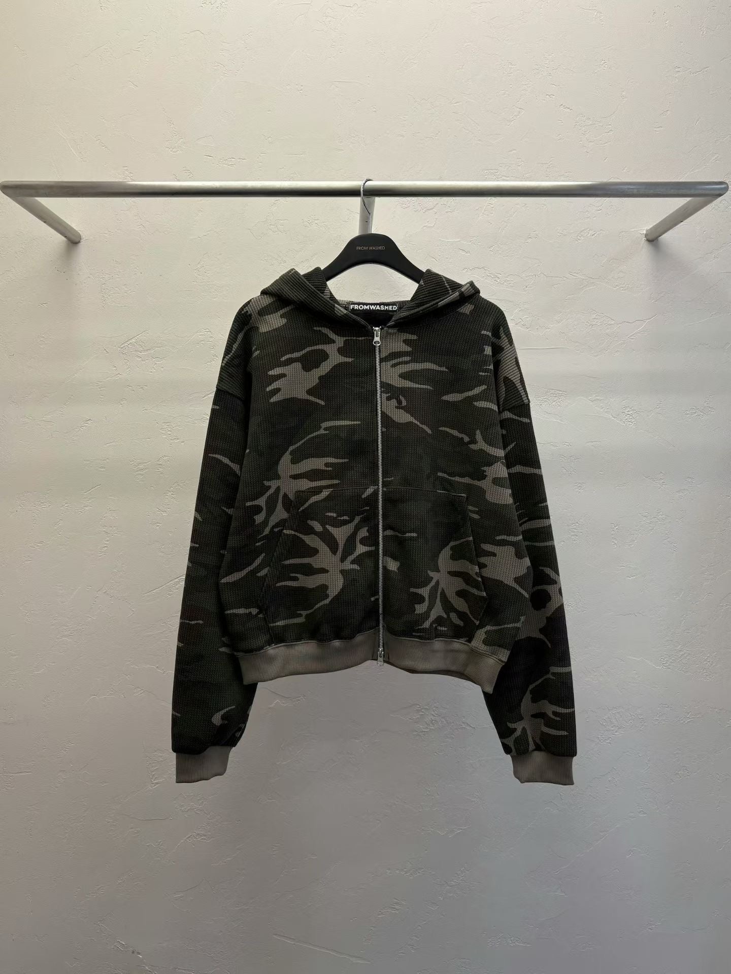 Waffle Camo zip jacket
