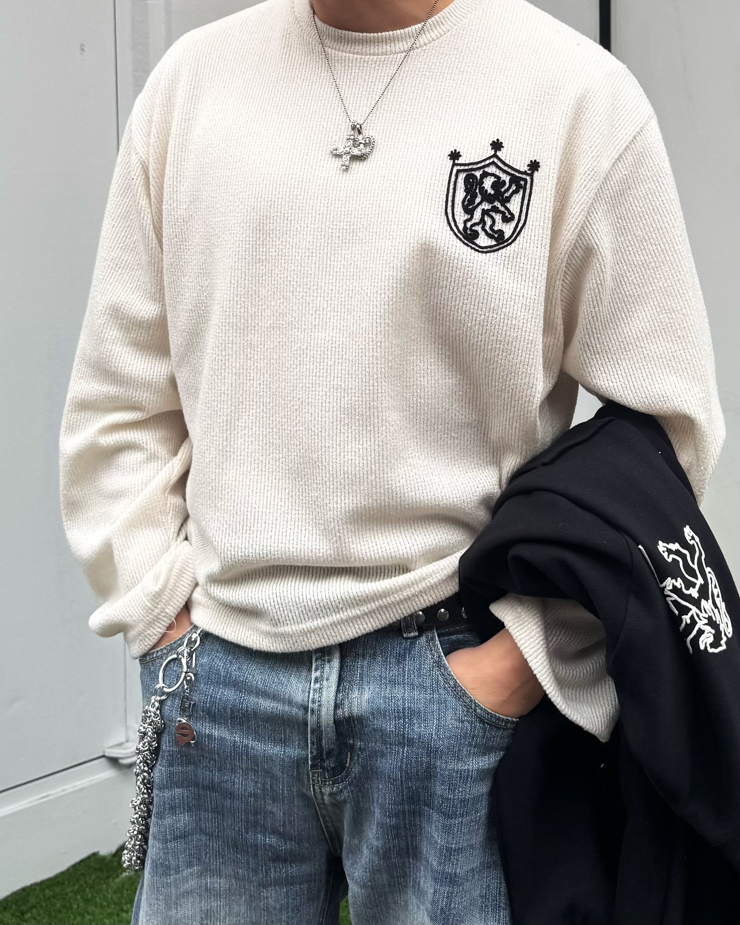 SS26 Emblem Embroidered Long sleeve