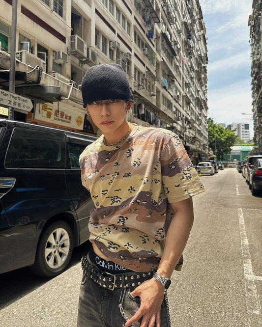 Camo Crop tee