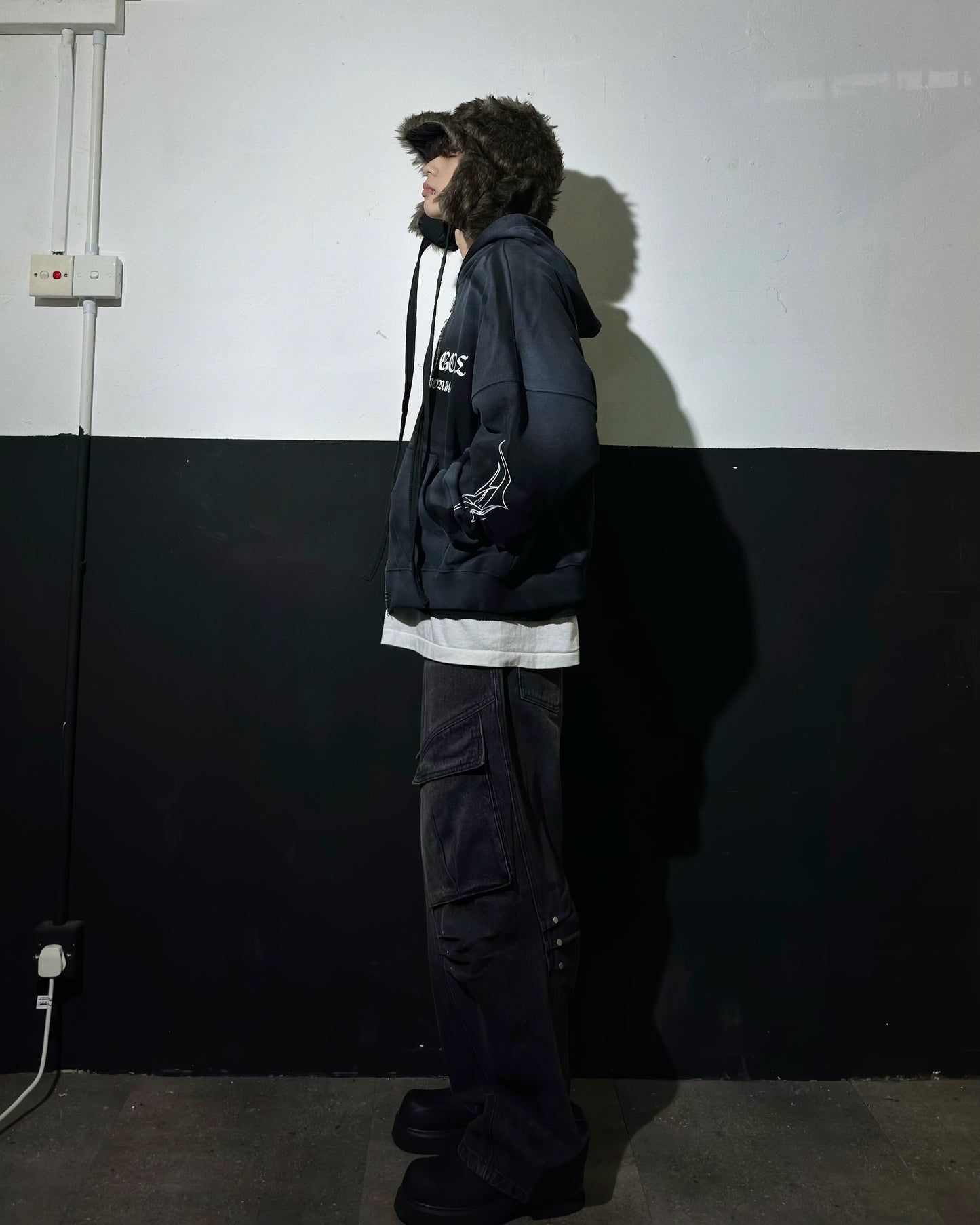Cross Washed Zip Jacket
