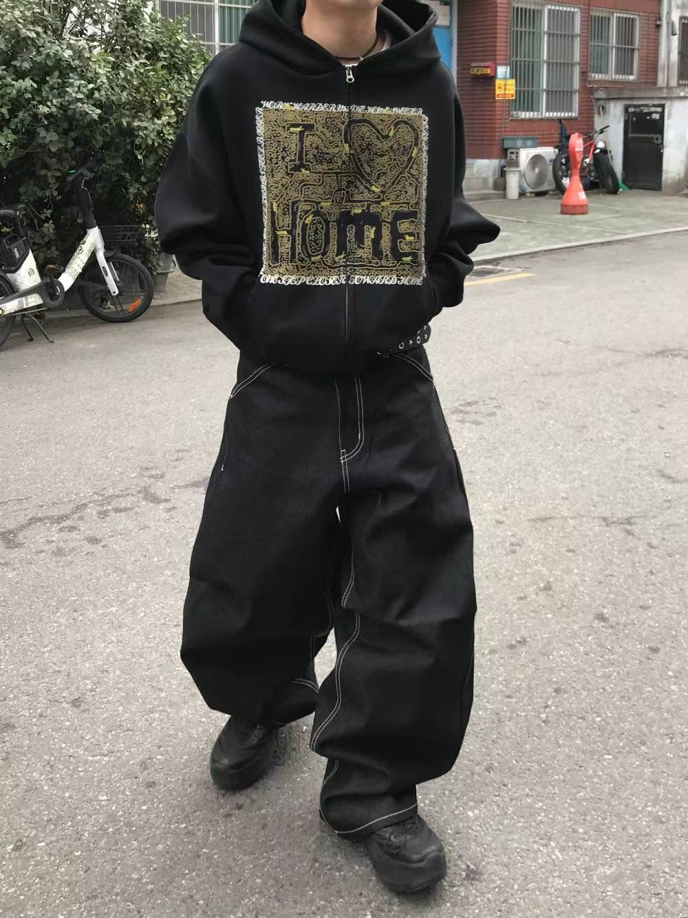 SS26  Bandana Pocket Raw Jeans