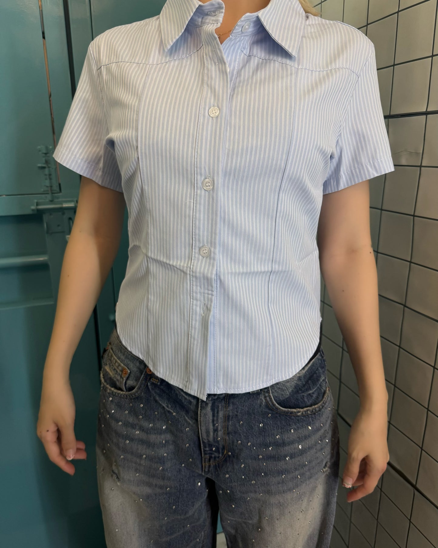 SS26 Clean Fit Panel Shirt
