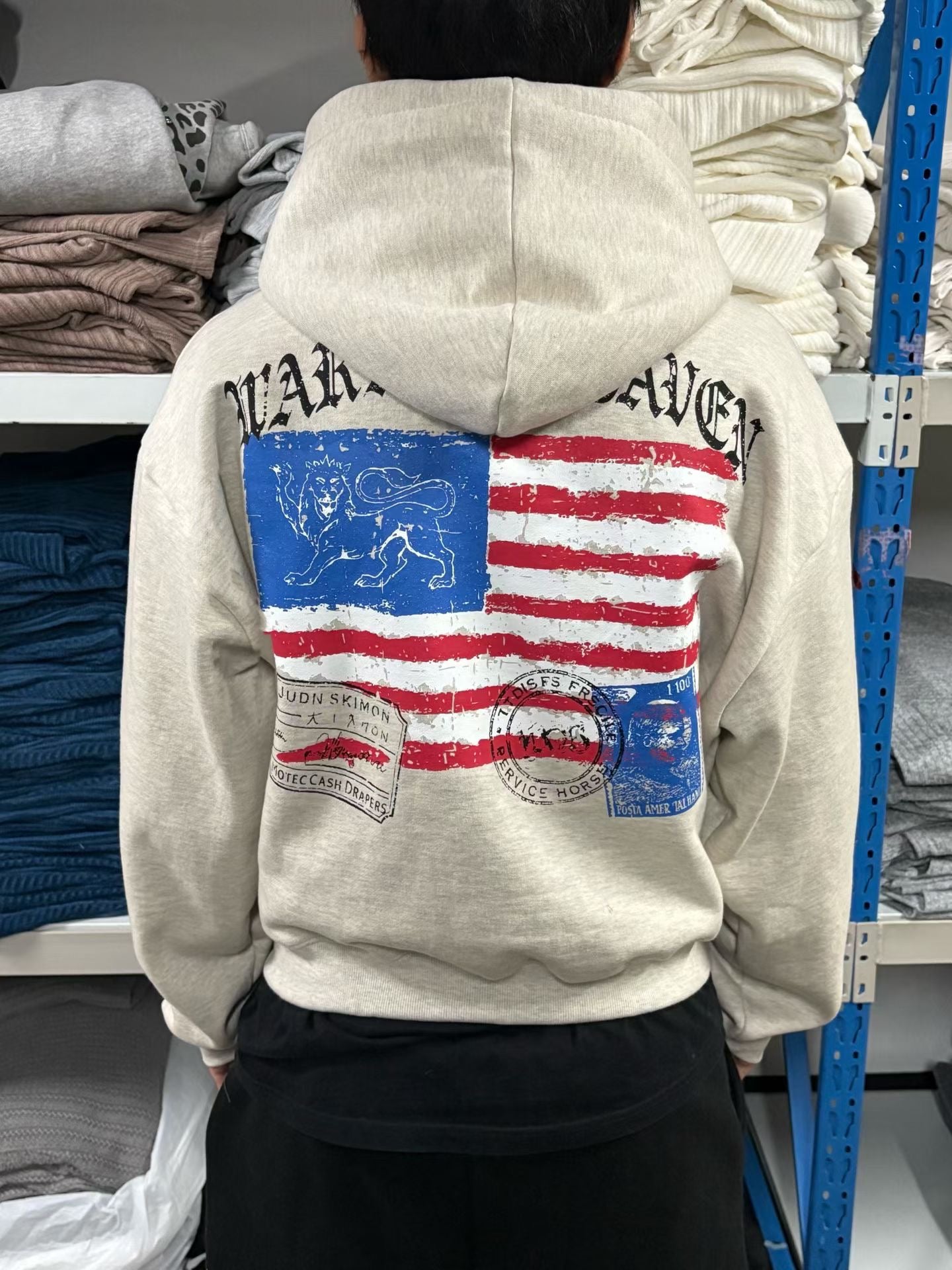AF Flag  Zip Hoodie