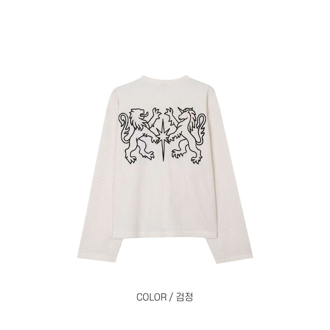 SS26 Embroidery boxy Long sleeve