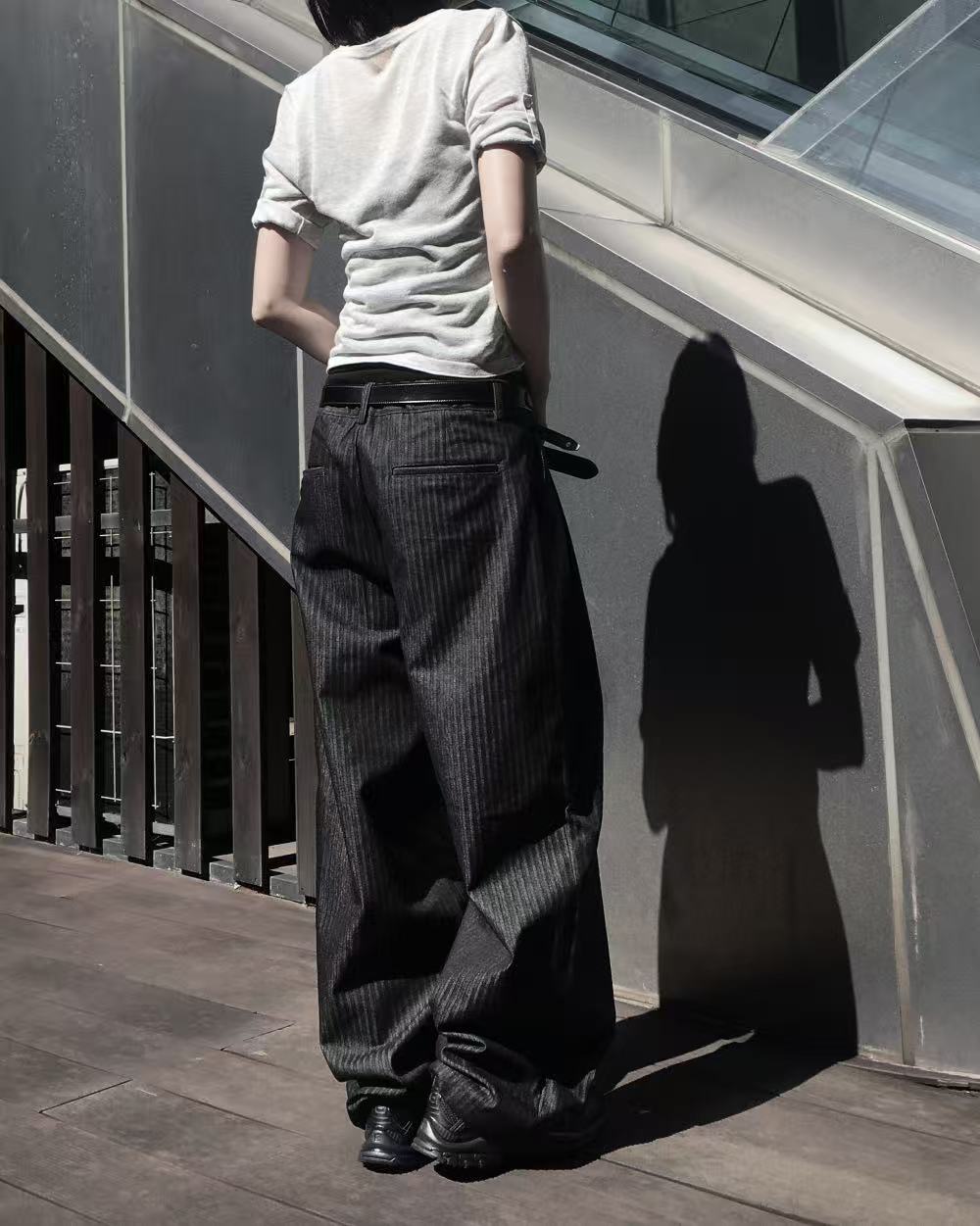 FW 26 Herringbone Denim Pants