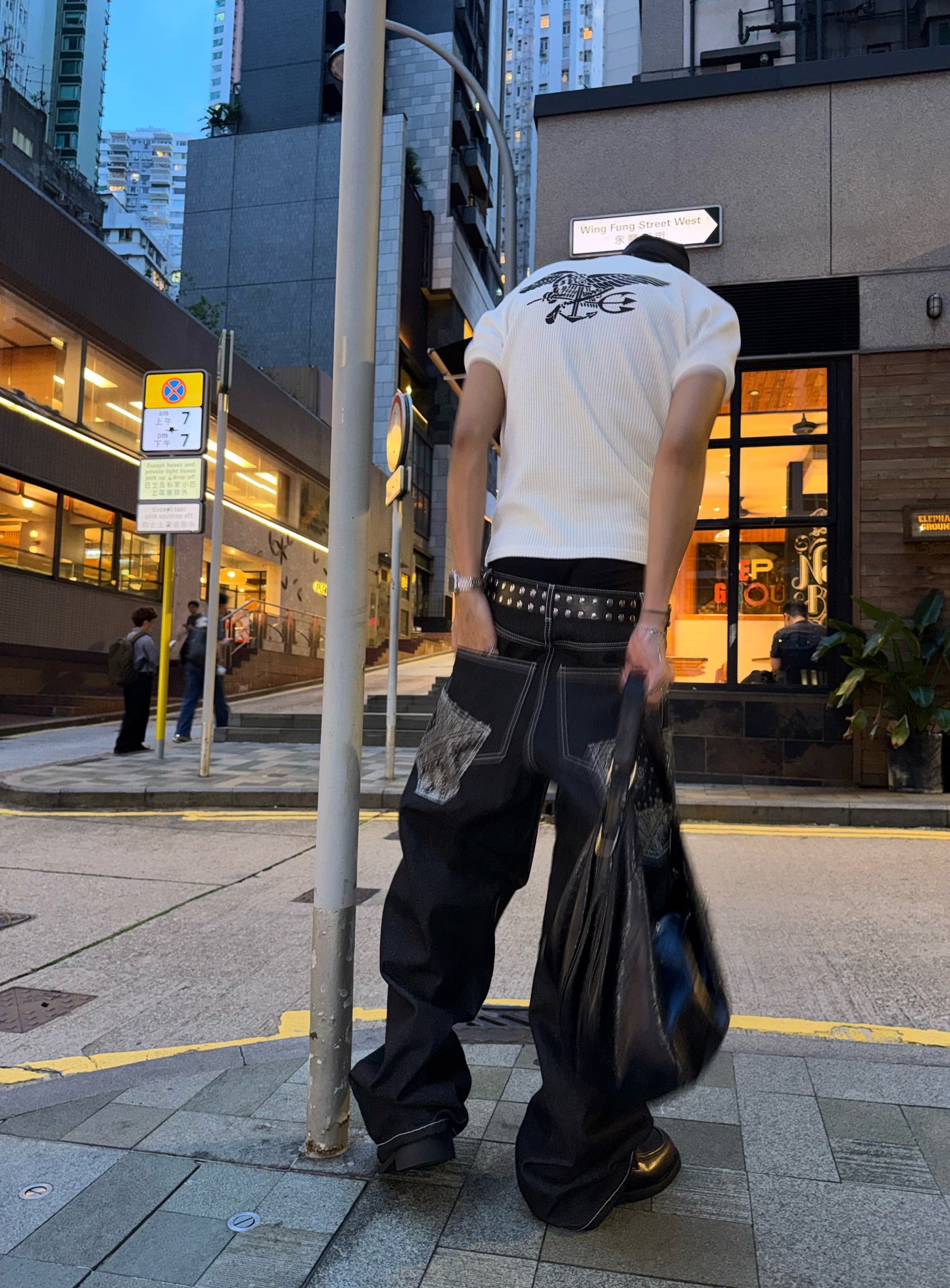 SS26  Bandana Pocket Raw Jeans