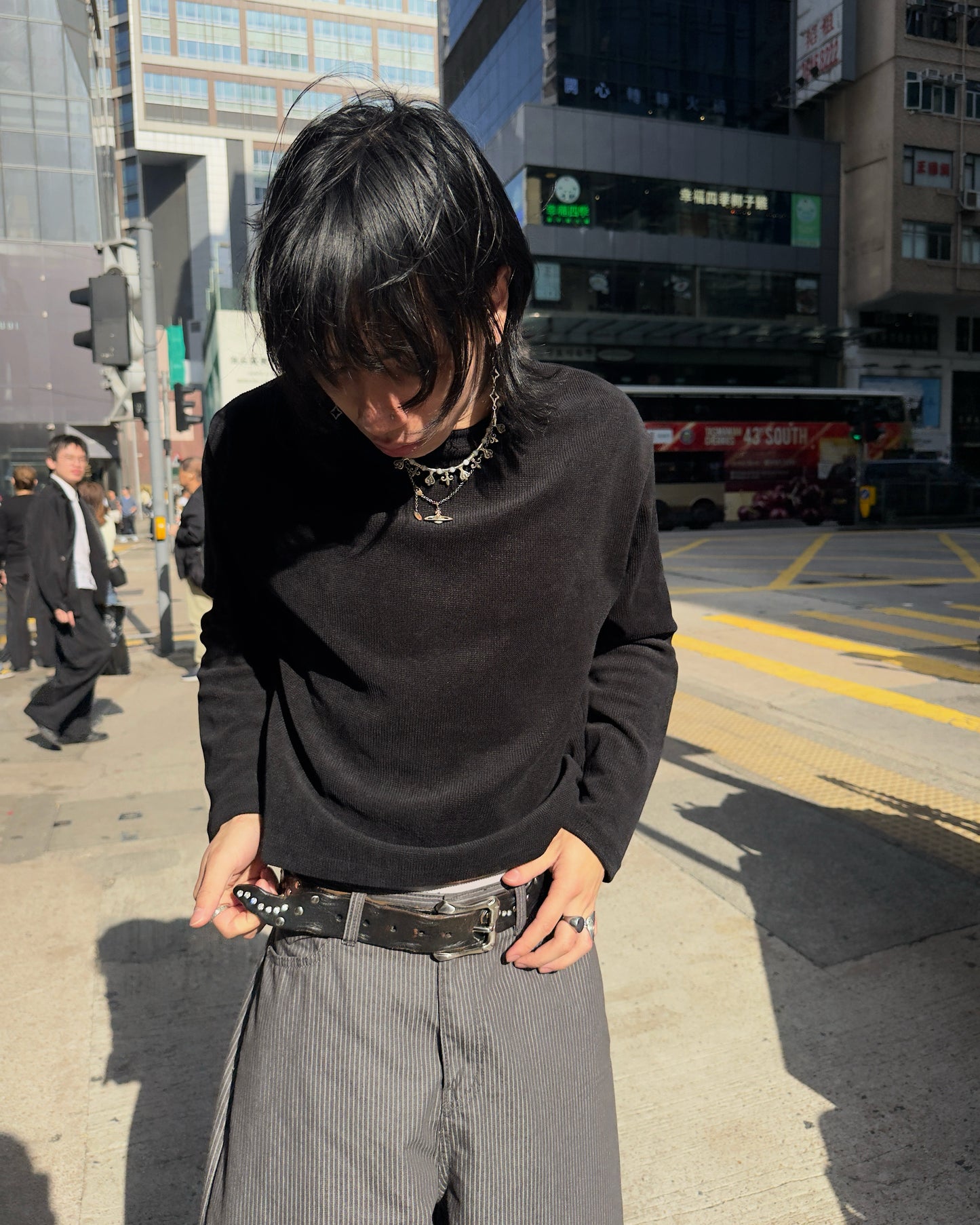 SS26 velvet boxy Long sleeve