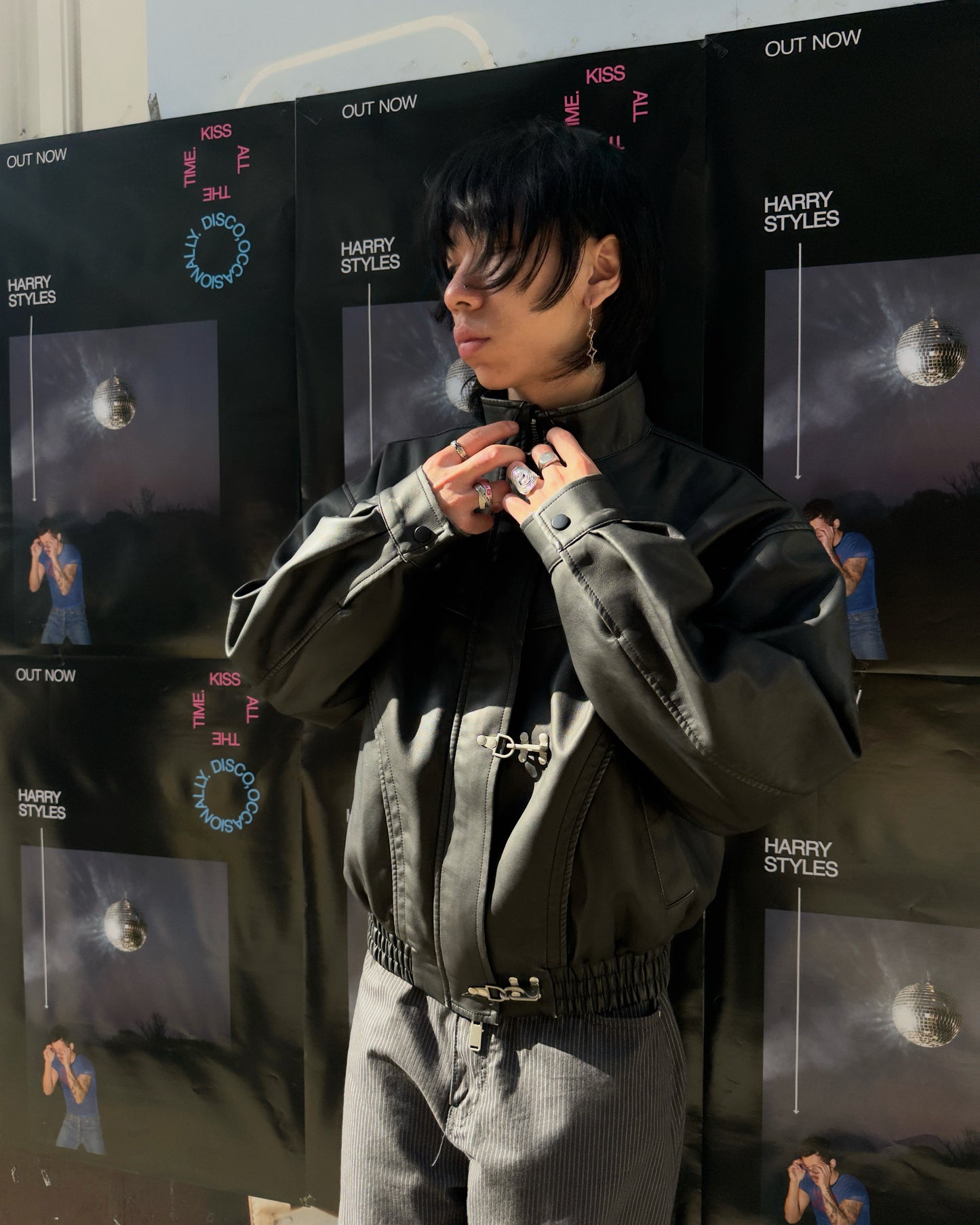 SS26 Fireman Hook leather Jacket 2