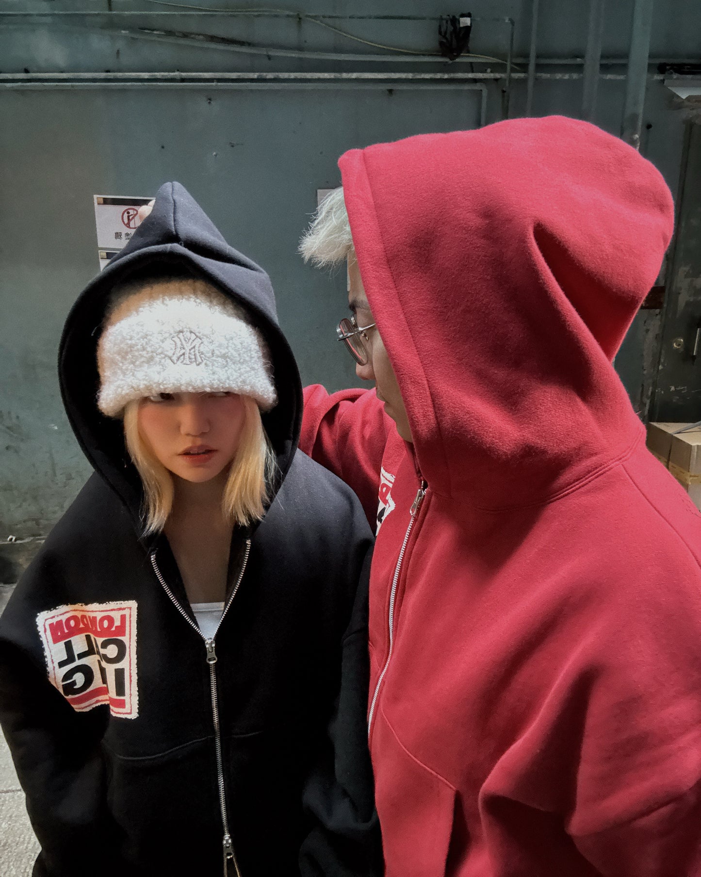 SS26 London Calling Crop Zip Hoodie (no fleece)