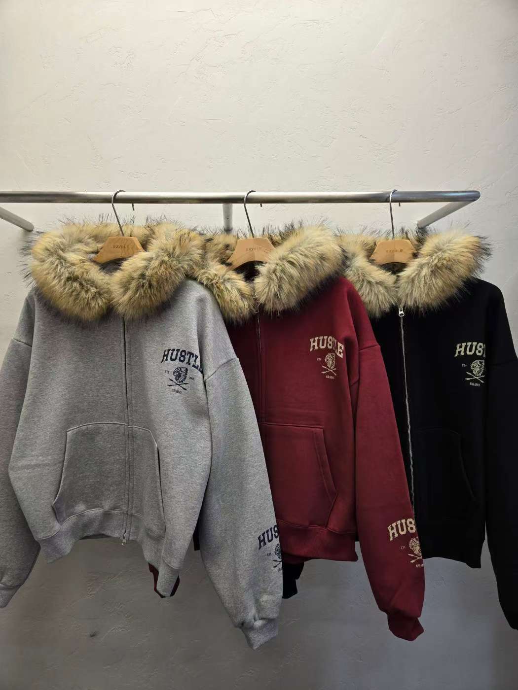 Fur Hustle Zip Jacket